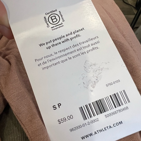 NWT Athleta Cloudlight Stratus Top- Small - Picture 7 of 8
